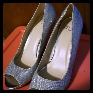 Simply Pelle peep toe wedges